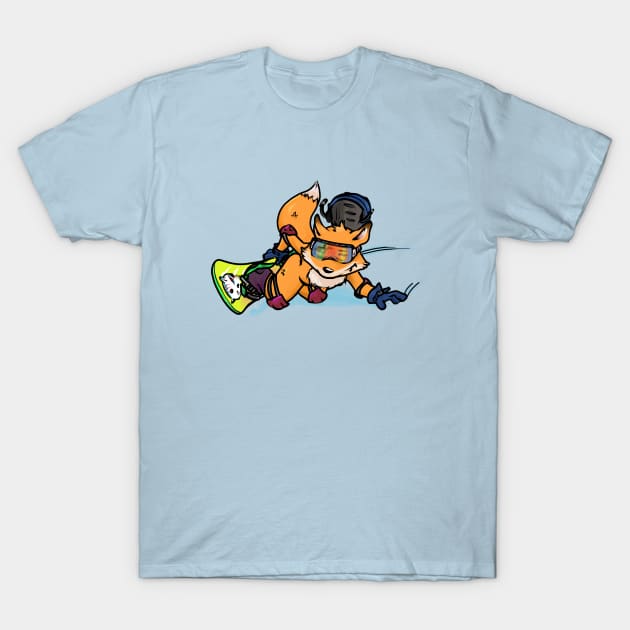 fox on board T-Shirt by Shaggy_Nik